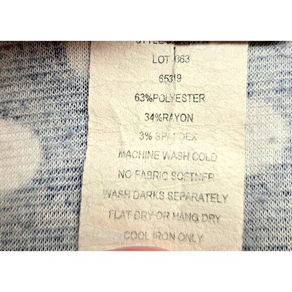 Vamp Women's Blazer 2X 2XL 2 X Blue Dot  Misses Plus Size 18W 20W Coat Jacket - Picture 6 of 8